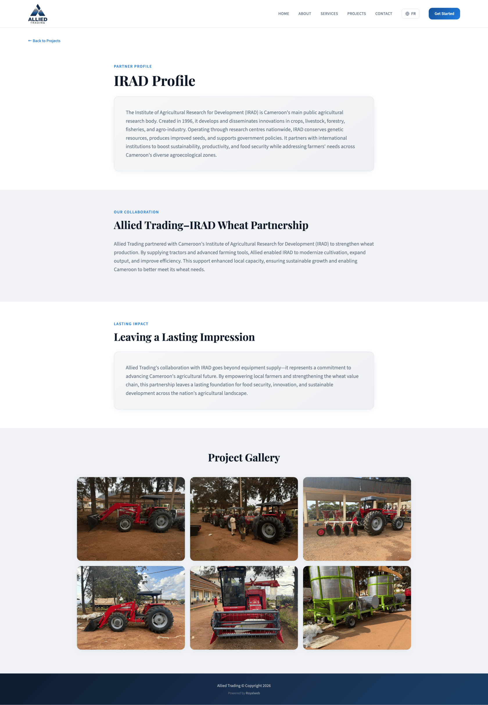 Allied Trading IRAD Project