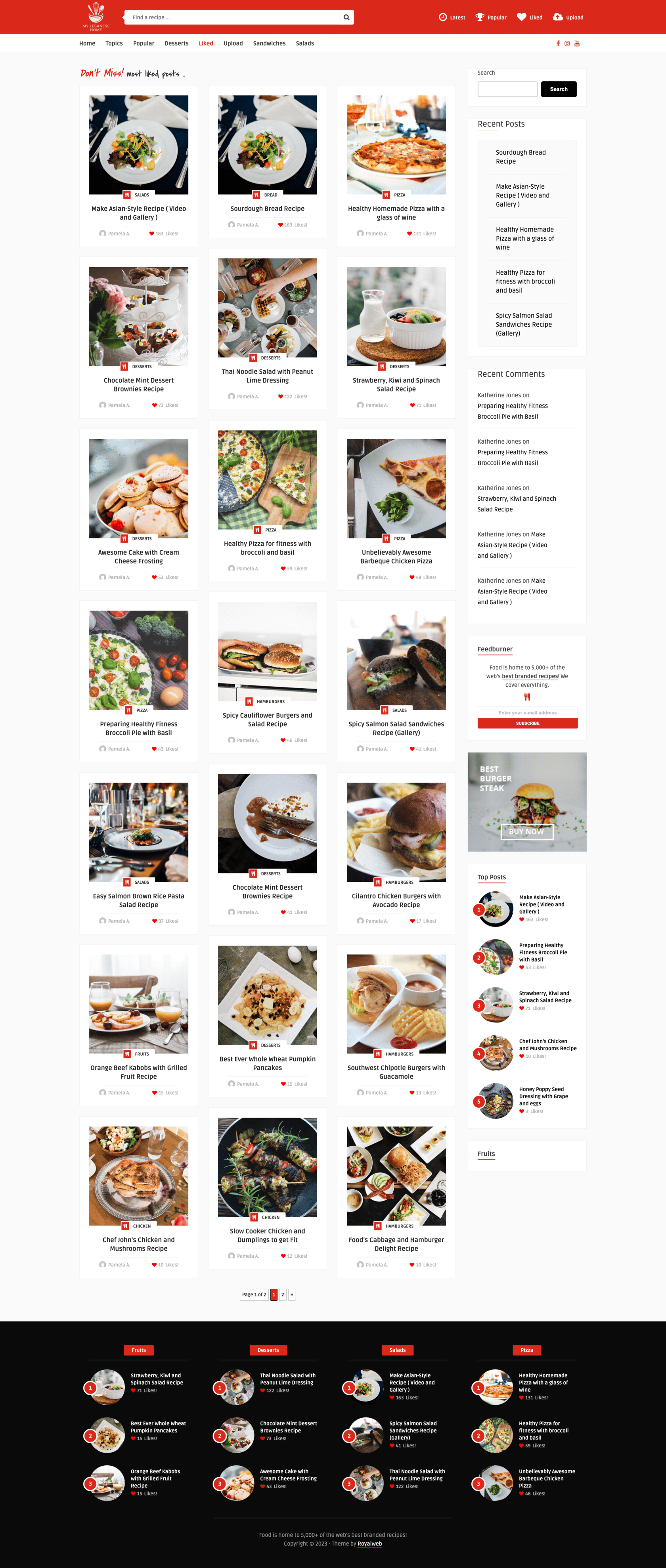 MyLebaneseHome Recipes Catalog