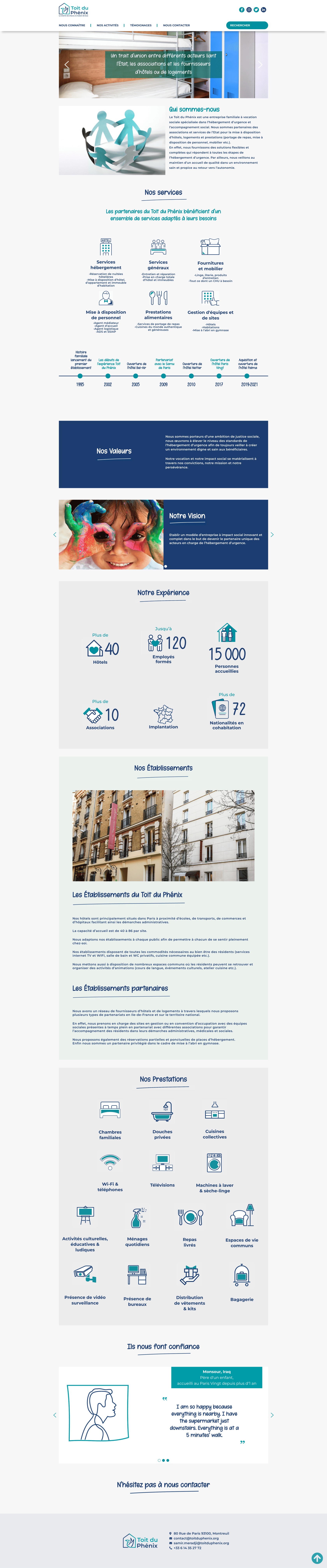 Toit du Phenix Homepage